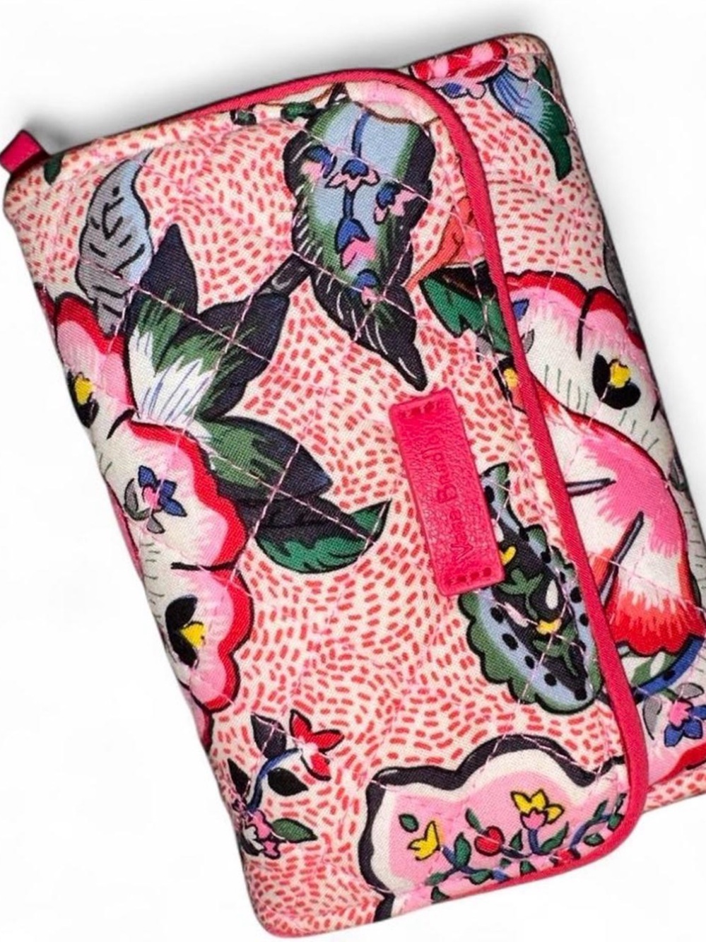 Floral Pink and Green Wallet - Vera Bradley